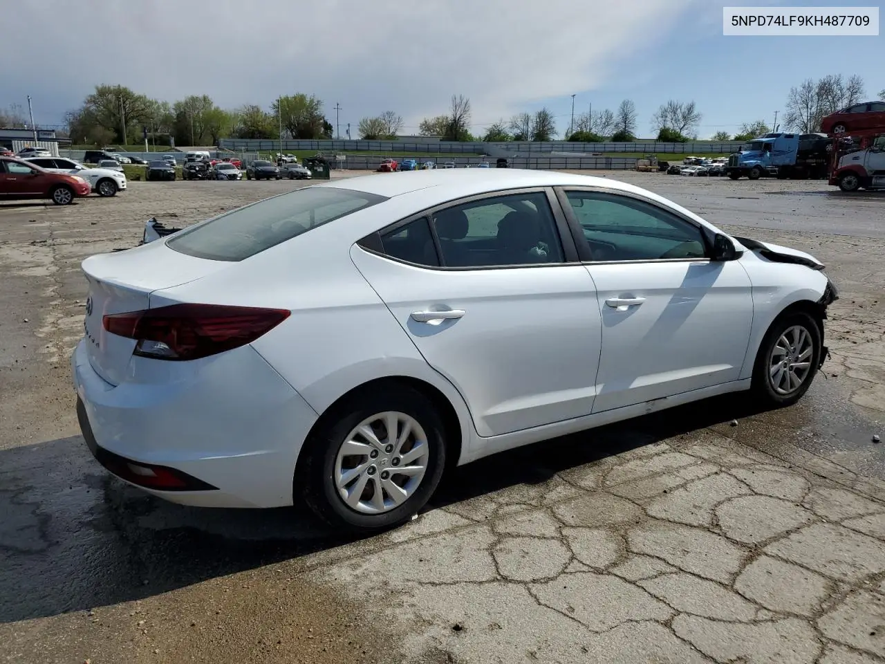 2019 Hyundai Elantra Se VIN: 5NPD74LF9KH487709 Lot: 52790595