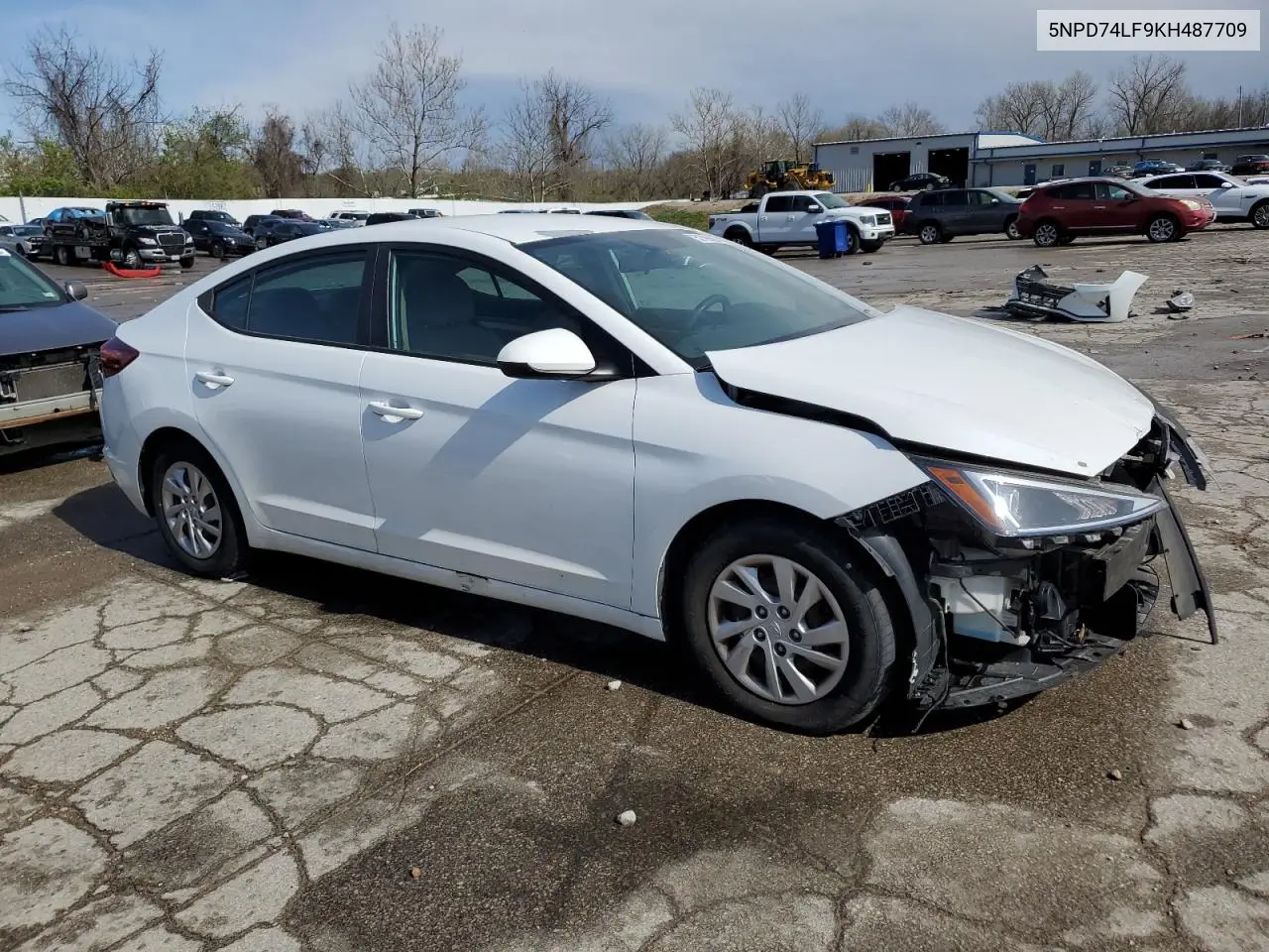 2019 Hyundai Elantra Se VIN: 5NPD74LF9KH487709 Lot: 52790595