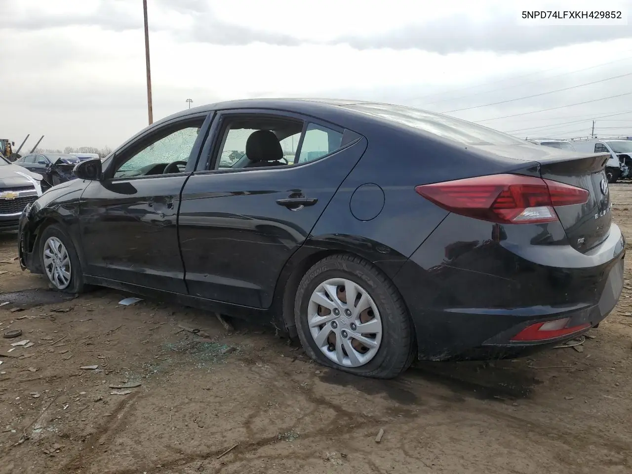 2019 Hyundai Elantra Se VIN: 5NPD74LFXKH429852 Lot: 53023765
