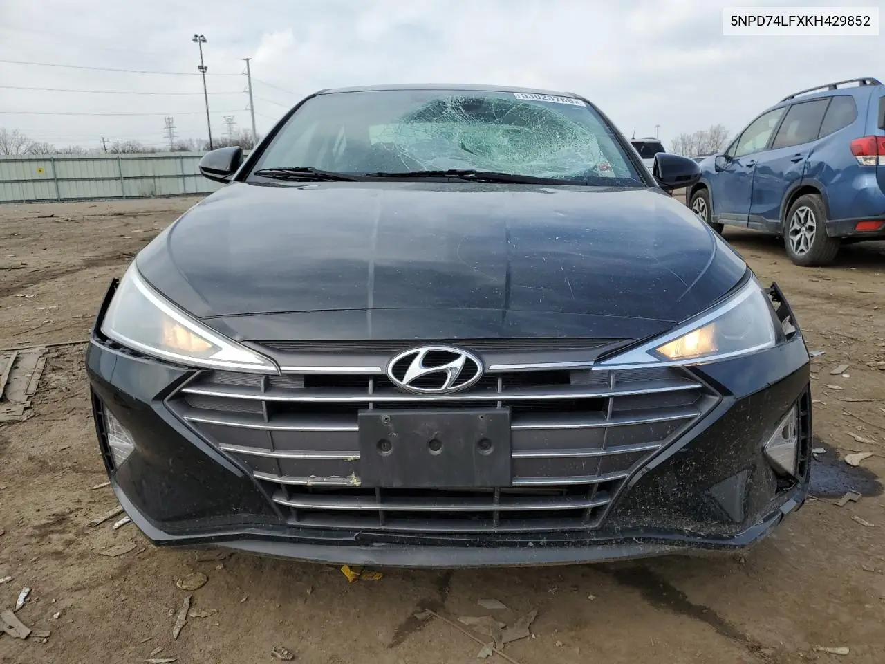 2019 Hyundai Elantra Se VIN: 5NPD74LFXKH429852 Lot: 53023765