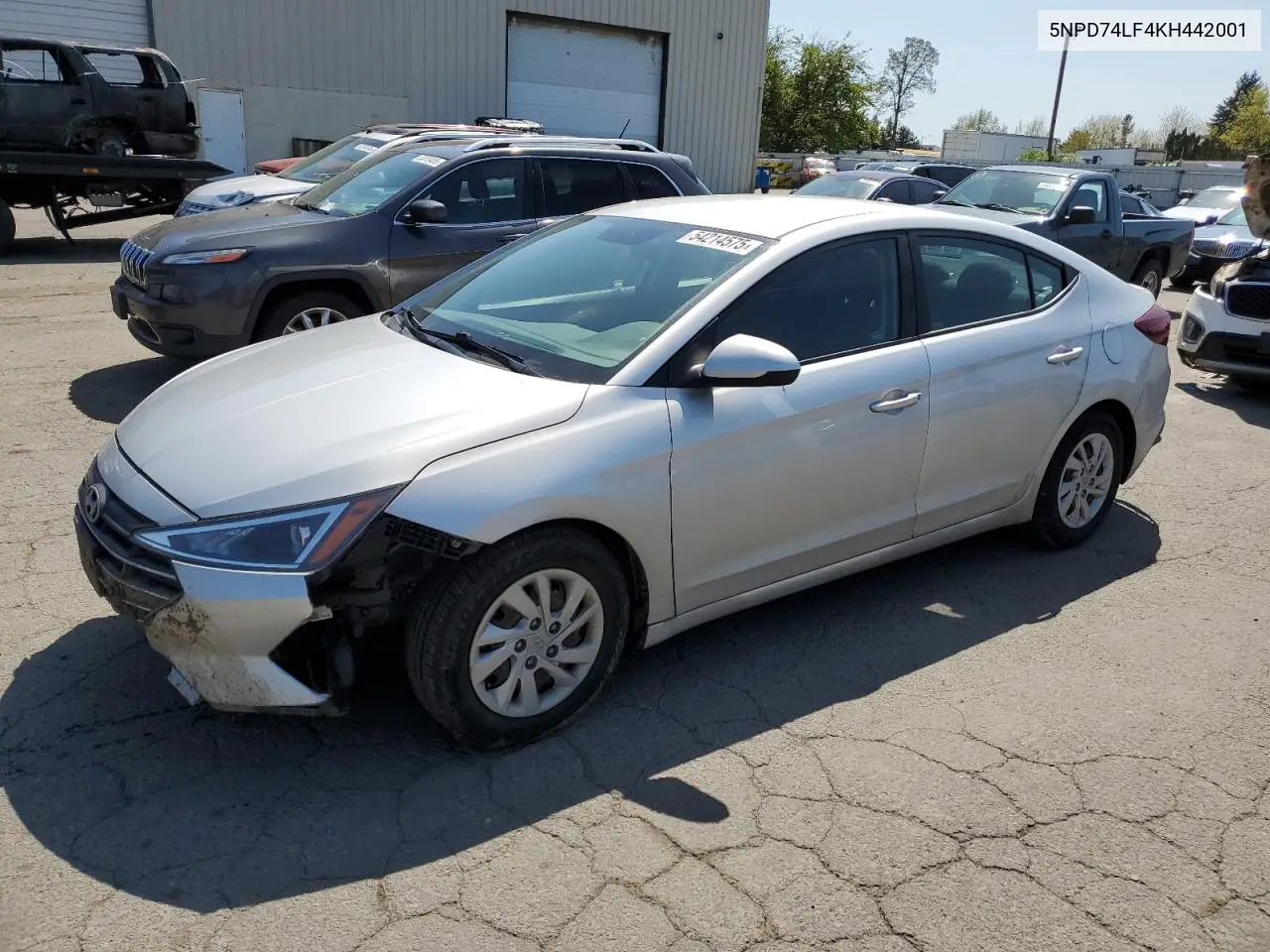 2019 Hyundai Elantra Se VIN: 5NPD74LF4KH442001 Lot: 54214575