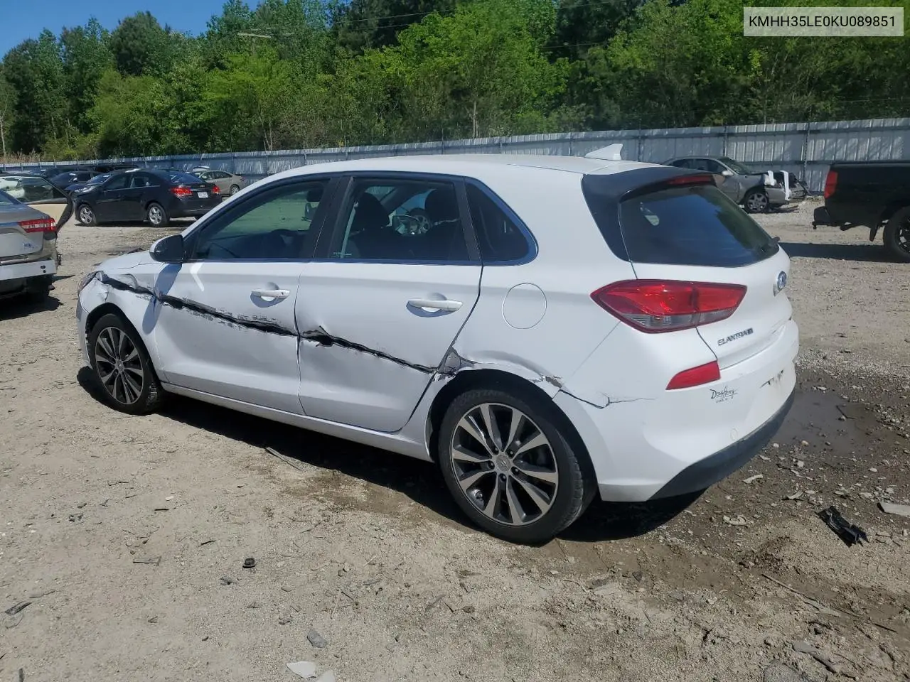 2019 Hyundai Elantra Gt VIN: KMHH35LE0KU089851 Lot: 54379795