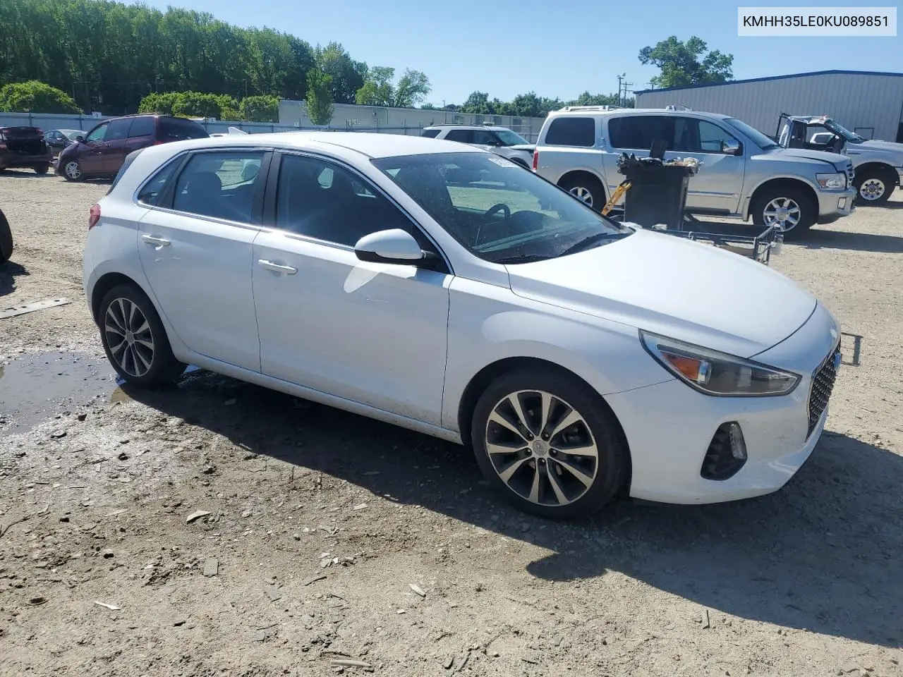 2019 Hyundai Elantra Gt VIN: KMHH35LE0KU089851 Lot: 54379795