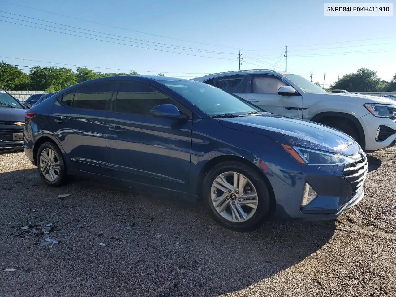 2019 Hyundai Elantra Sel VIN: 5NPD84LF0KH411910 Lot: 56230825