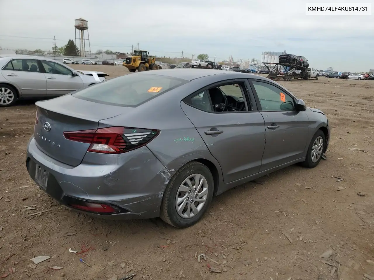 2019 Hyundai Elantra Se VIN: KMHD74LF4KU814731 Lot: 56283625