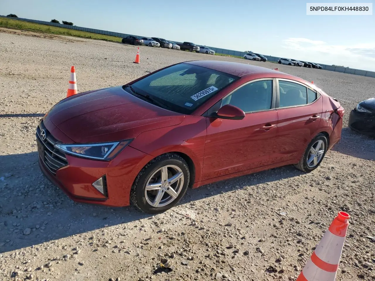 2019 Hyundai Elantra Sel VIN: 5NPD84LF0KH448830 Lot: 56295975