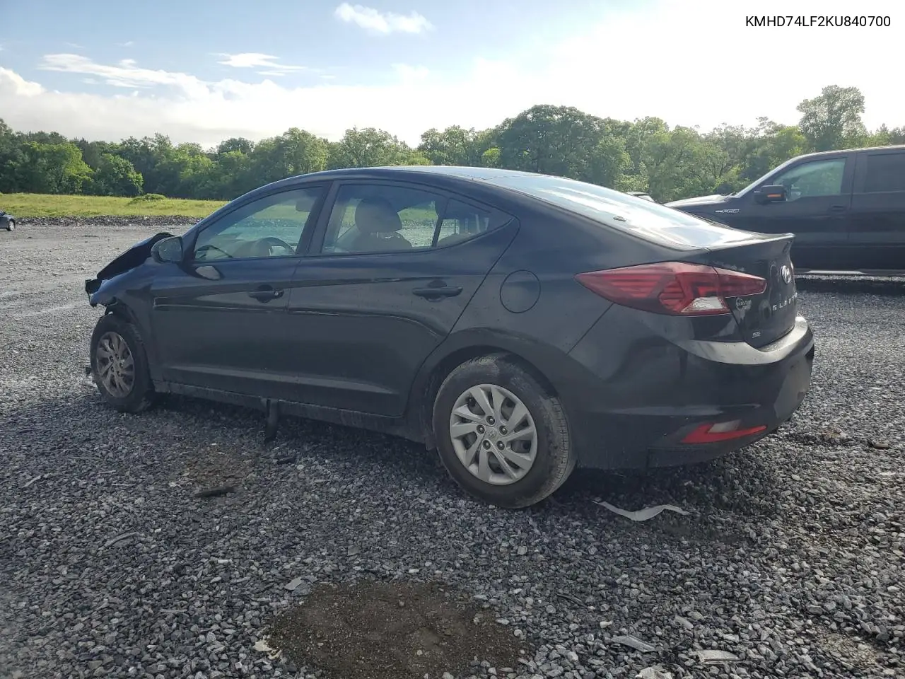 2019 Hyundai Elantra Se VIN: KMHD74LF2KU840700 Lot: 56404215