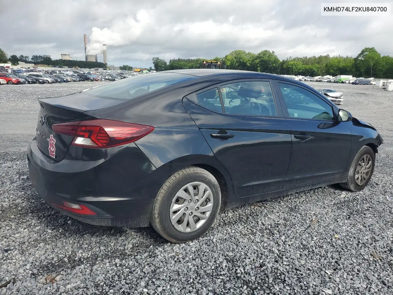 2019 Hyundai Elantra Se VIN: KMHD74LF2KU840700 Lot: 56404215