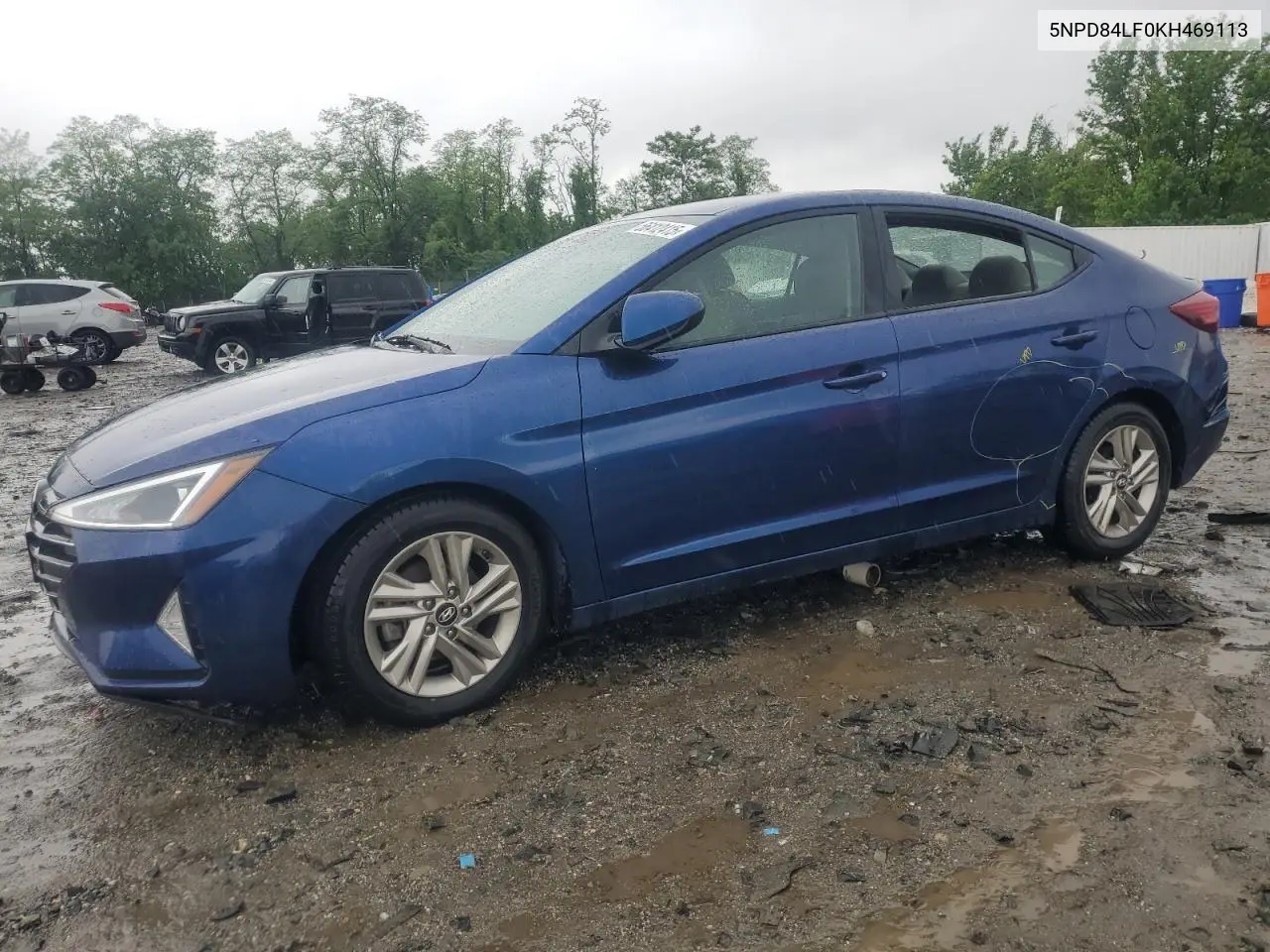 2019 Hyundai Elantra Sel VIN: 5NPD84LF0KH469113 Lot: 56412415