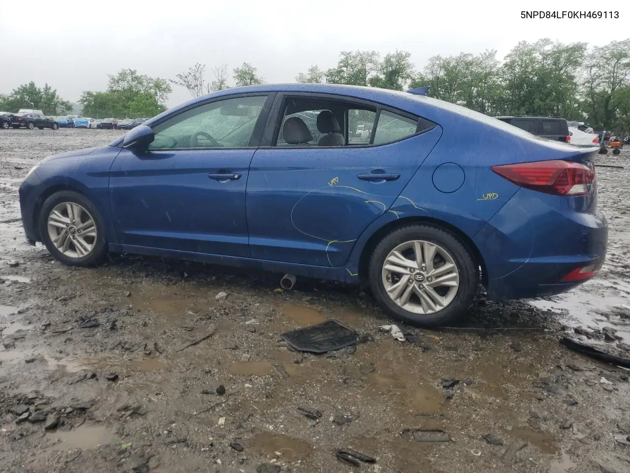 2019 Hyundai Elantra Sel VIN: 5NPD84LF0KH469113 Lot: 56412415
