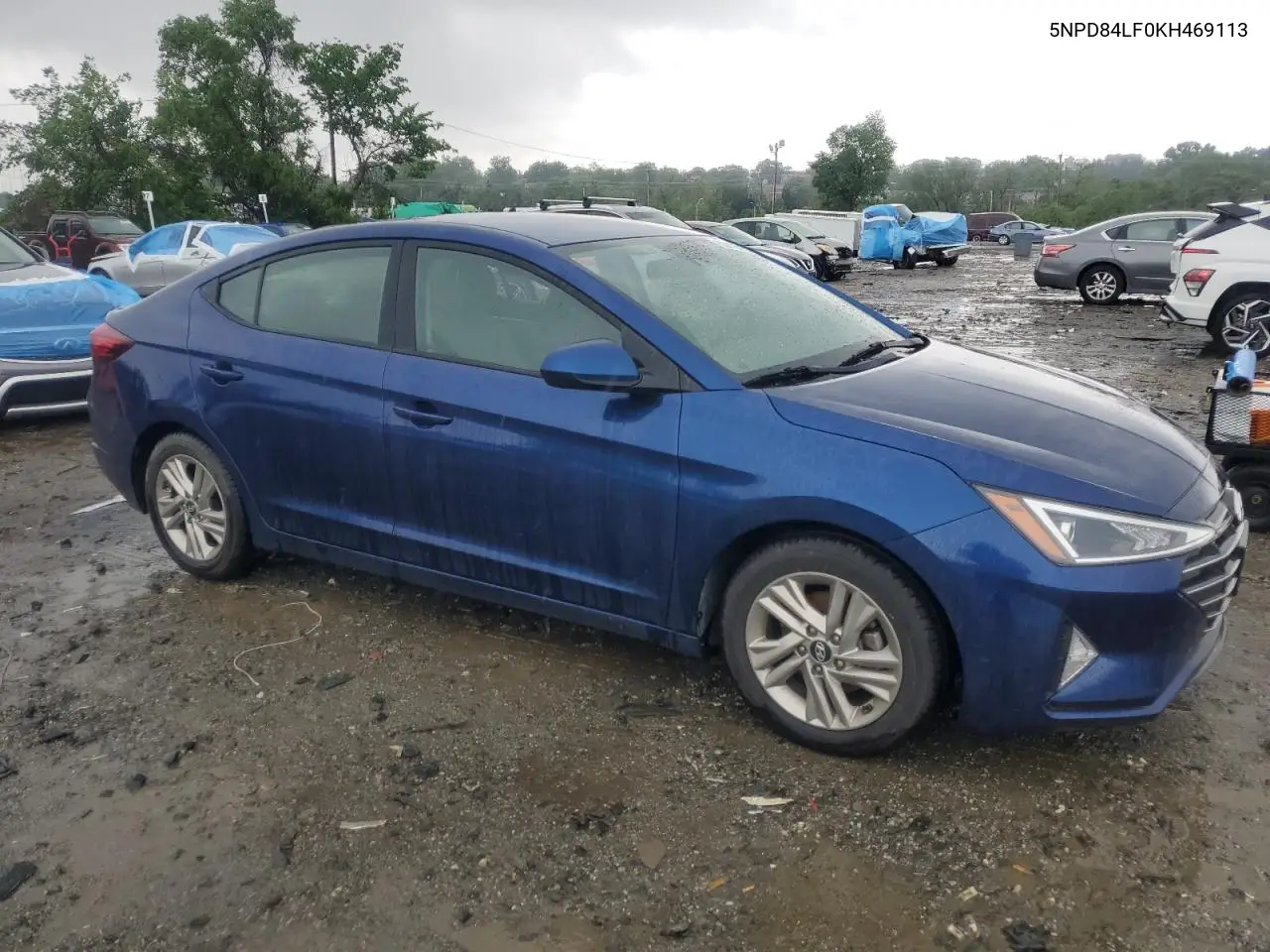 2019 Hyundai Elantra Sel VIN: 5NPD84LF0KH469113 Lot: 56412415