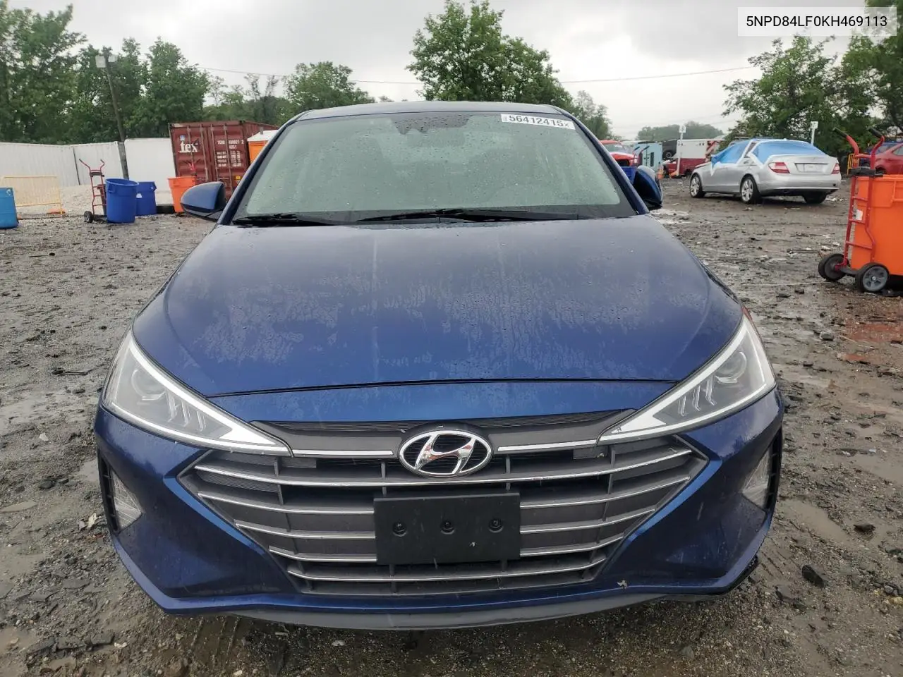 2019 Hyundai Elantra Sel VIN: 5NPD84LF0KH469113 Lot: 56412415