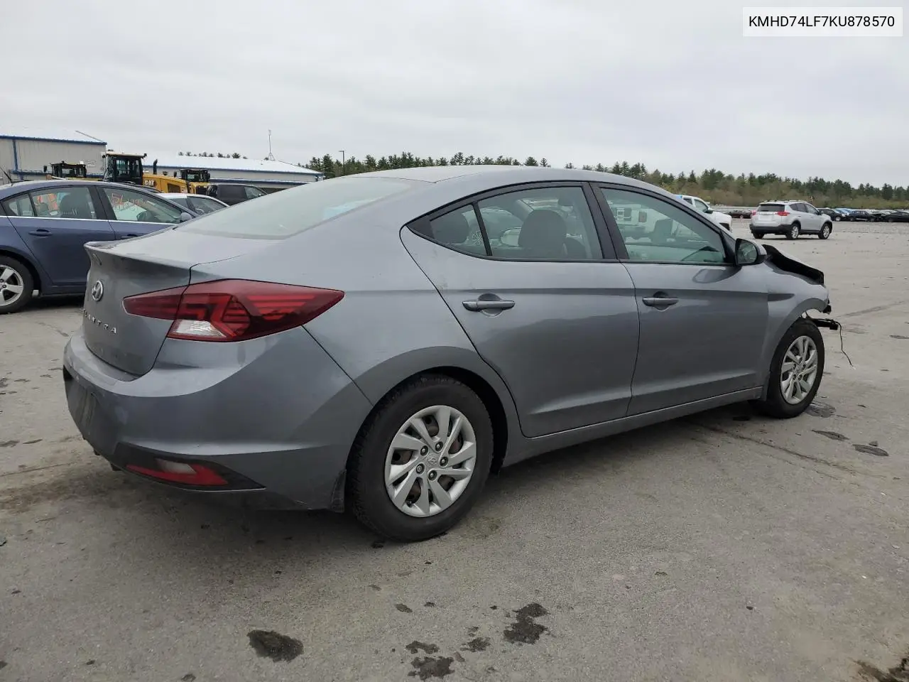 2019 Hyundai Elantra Se VIN: KMHD74LF7KU878570 Lot: 56641065
