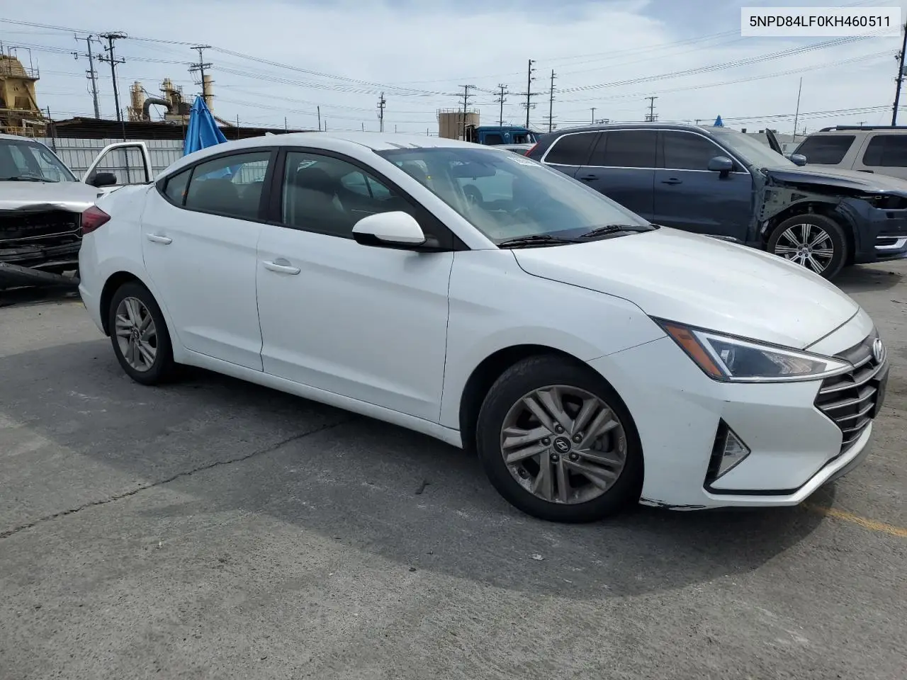 2019 Hyundai Elantra Sel VIN: 5NPD84LF0KH460511 Lot: 56694885