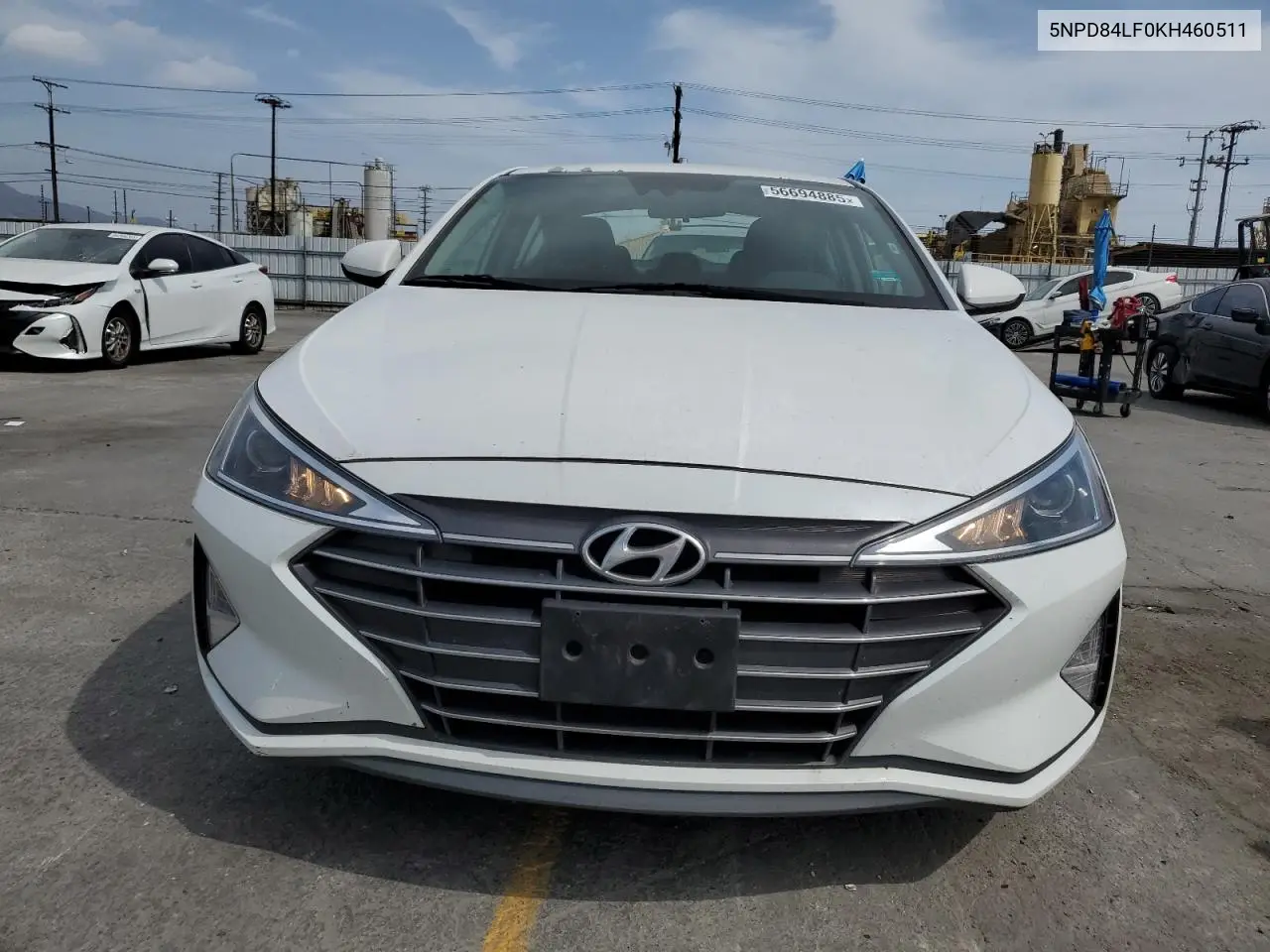 2019 Hyundai Elantra Sel VIN: 5NPD84LF0KH460511 Lot: 56694885