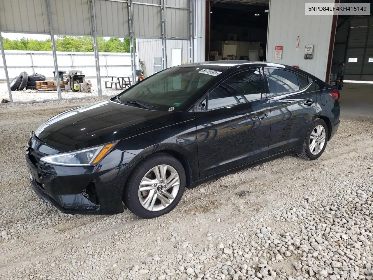 2019 Hyundai Elantra Sel VIN: 5NPD84LF4KH415149 Lot: 56749595