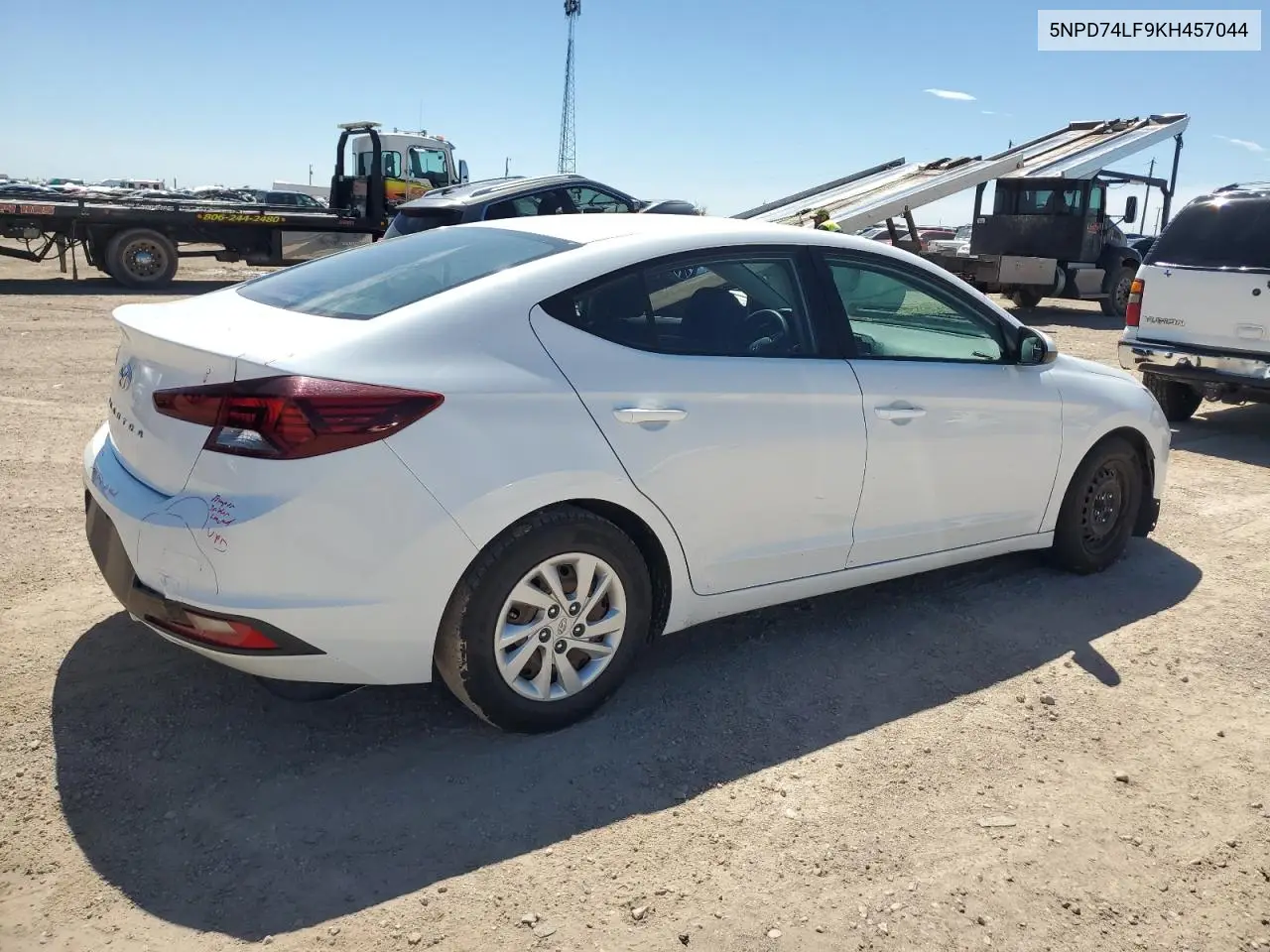 2019 Hyundai Elantra Se VIN: 5NPD74LF9KH457044 Lot: 56757645