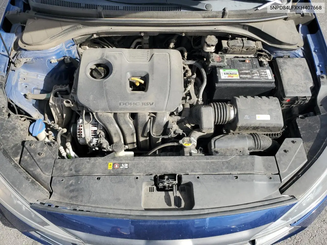 2019 Hyundai Elantra Sel VIN: 5NPD84LFXKH407668 Lot: 56877615