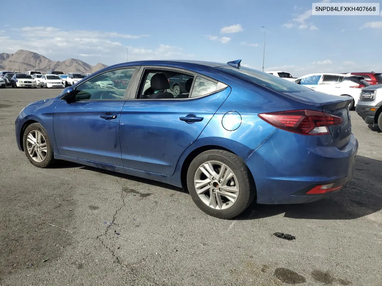 2019 Hyundai Elantra Sel VIN: 5NPD84LFXKH407668 Lot: 56877615