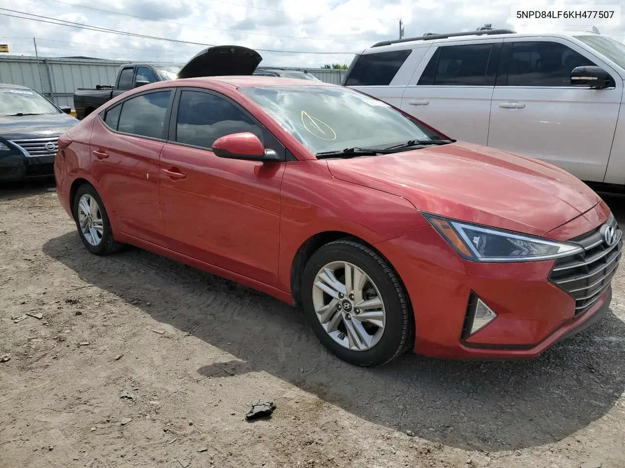 2019 Hyundai Elantra Sel VIN: 5NPD84LF6KH477507 Lot: 56975035
