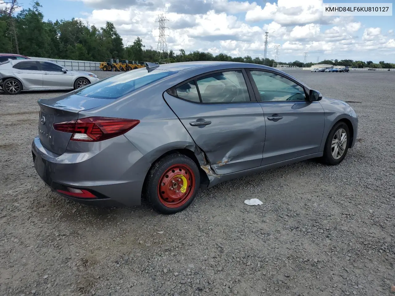 2019 Hyundai Elantra Sel VIN: KMHD84LF6KU810127 Lot: 57027085