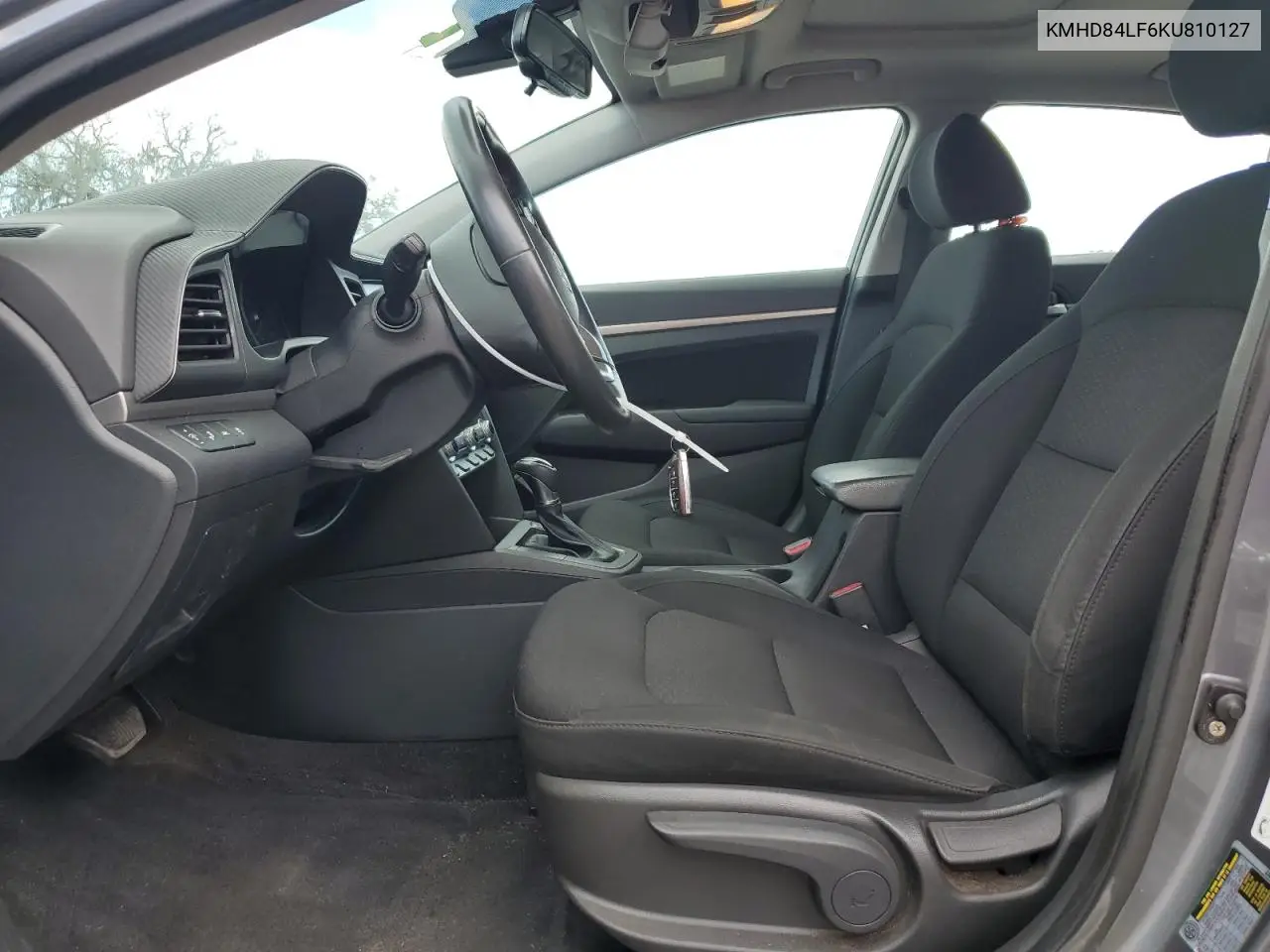 2019 Hyundai Elantra Sel VIN: KMHD84LF6KU810127 Lot: 57027085