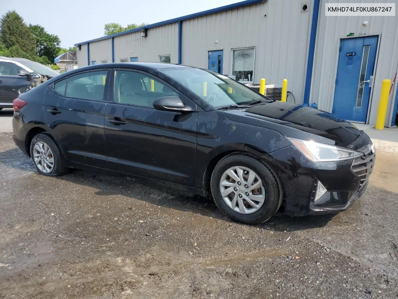 2019 Hyundai Elantra Se VIN: KMHD74LF0KU867247 Lot: 58979785