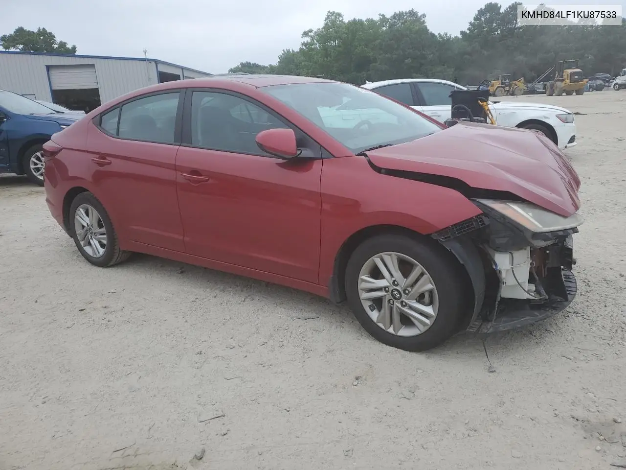 2019 Hyundai Elantra Sel VIN: KMHD84LF1KU87533 Lot: 61830435