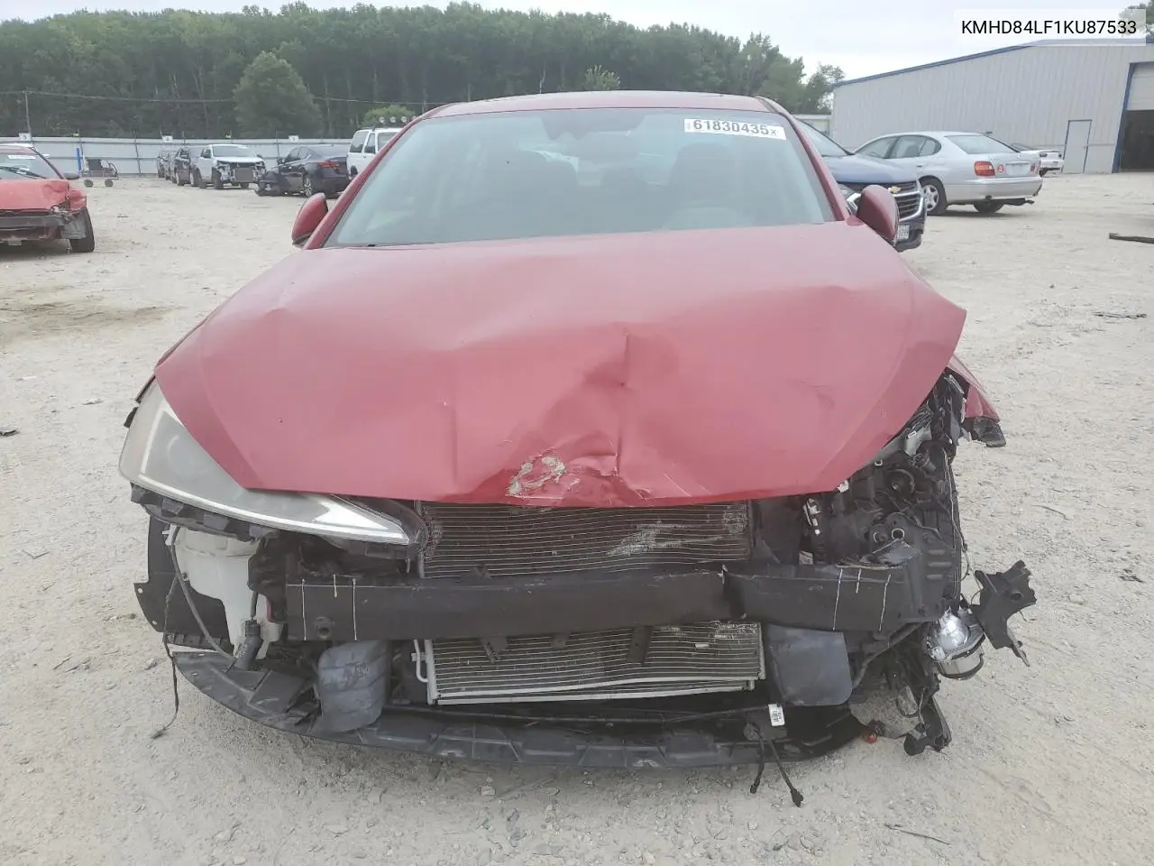 2019 Hyundai Elantra Sel VIN: KMHD84LF1KU87533 Lot: 61830435