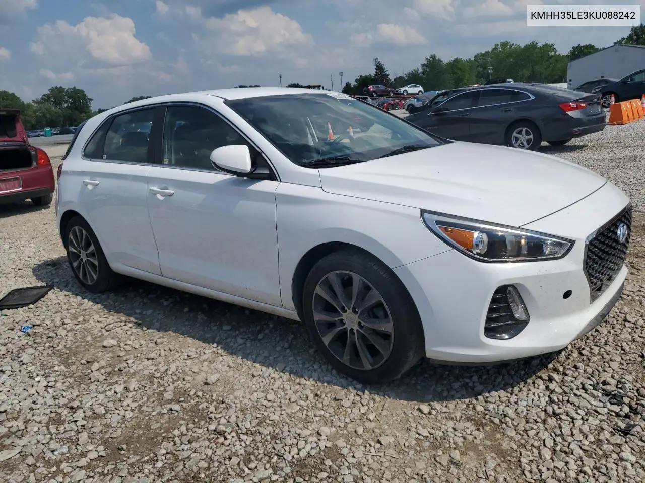2019 Hyundai Elantra Gt VIN: KMHH35LE3KU088242 Lot: 62075495