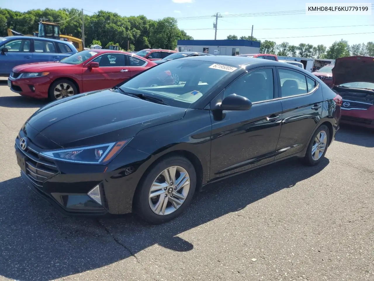 2019 Hyundai Elantra Sel VIN: KMHD84LF6KU779199 Lot: 62195005
