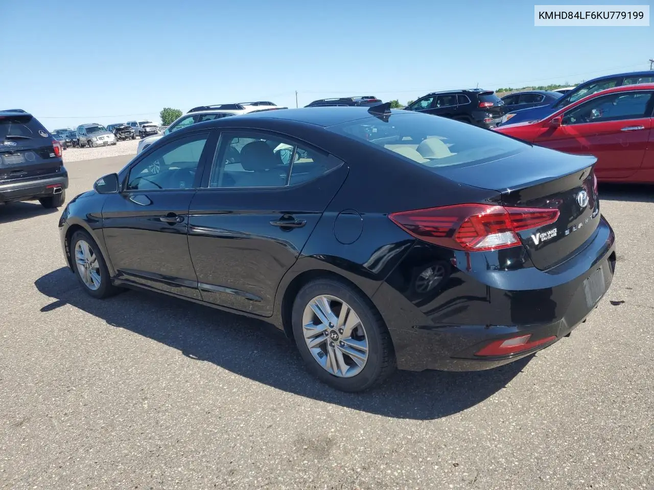 2019 Hyundai Elantra Sel VIN: KMHD84LF6KU779199 Lot: 62195005
