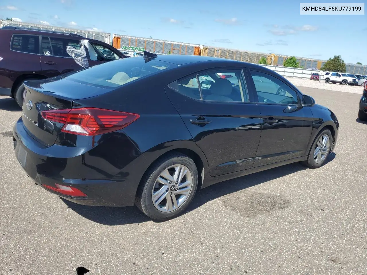 2019 Hyundai Elantra Sel VIN: KMHD84LF6KU779199 Lot: 62195005