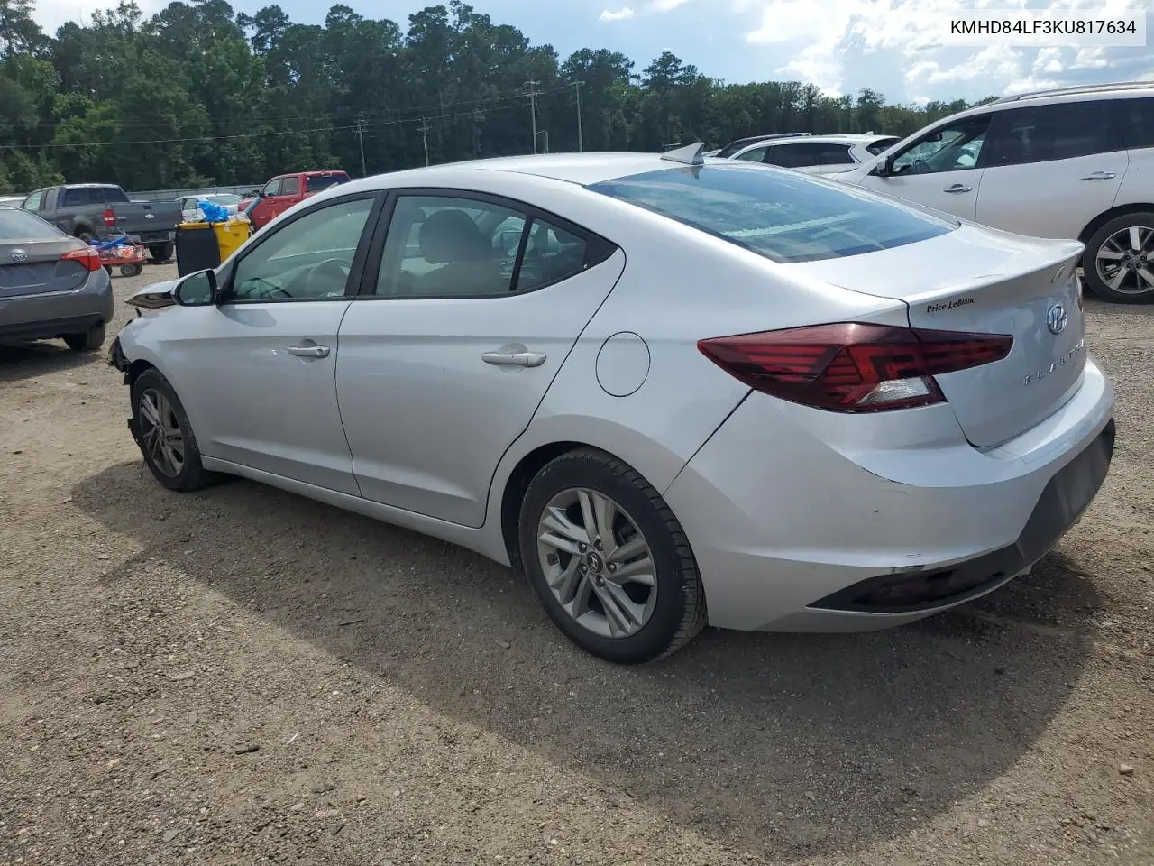 2019 Hyundai Elantra Sel VIN: KMHD84LF3KU817634 Lot: 62195165
