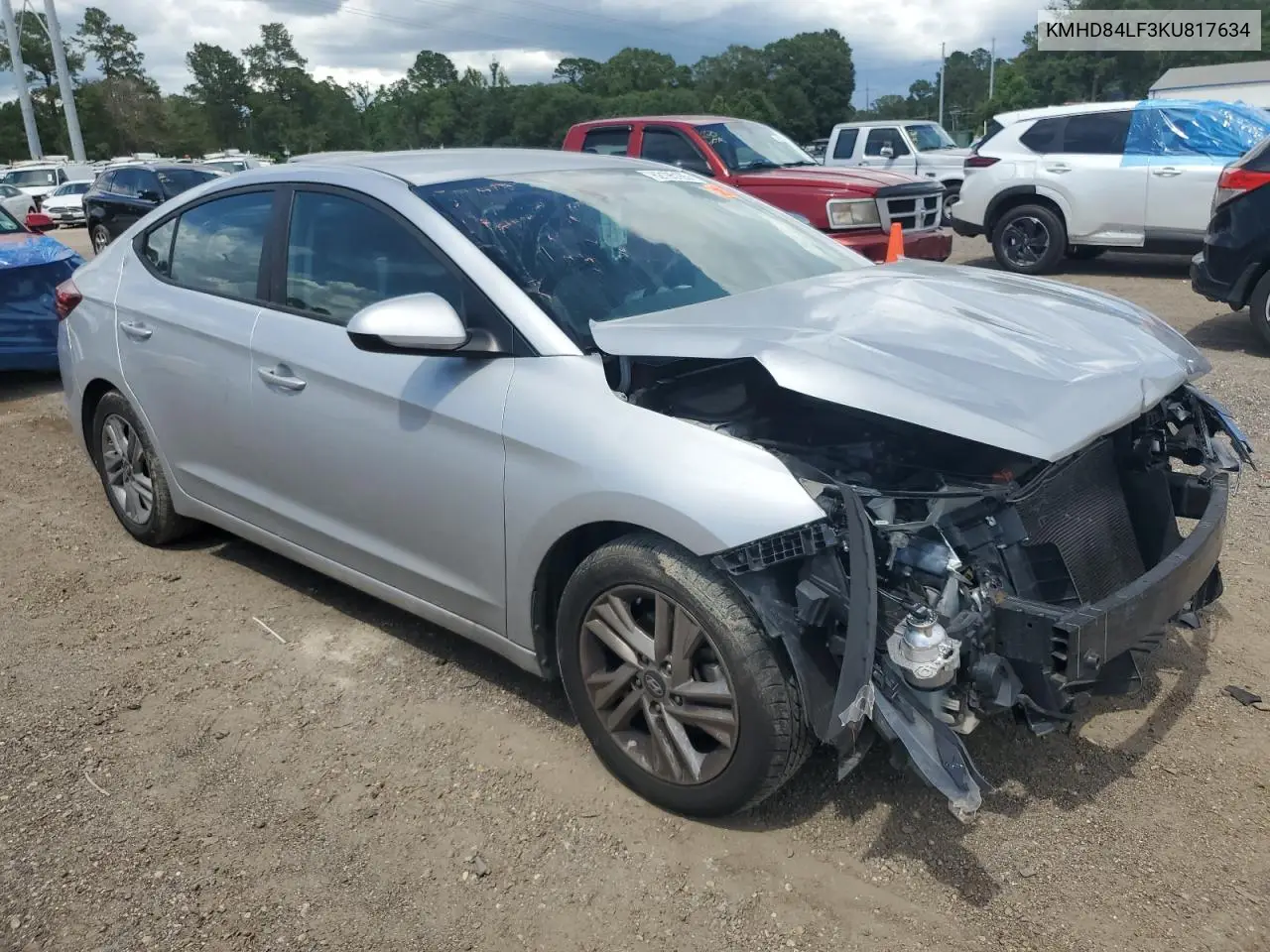 2019 Hyundai Elantra Sel VIN: KMHD84LF3KU817634 Lot: 62195165
