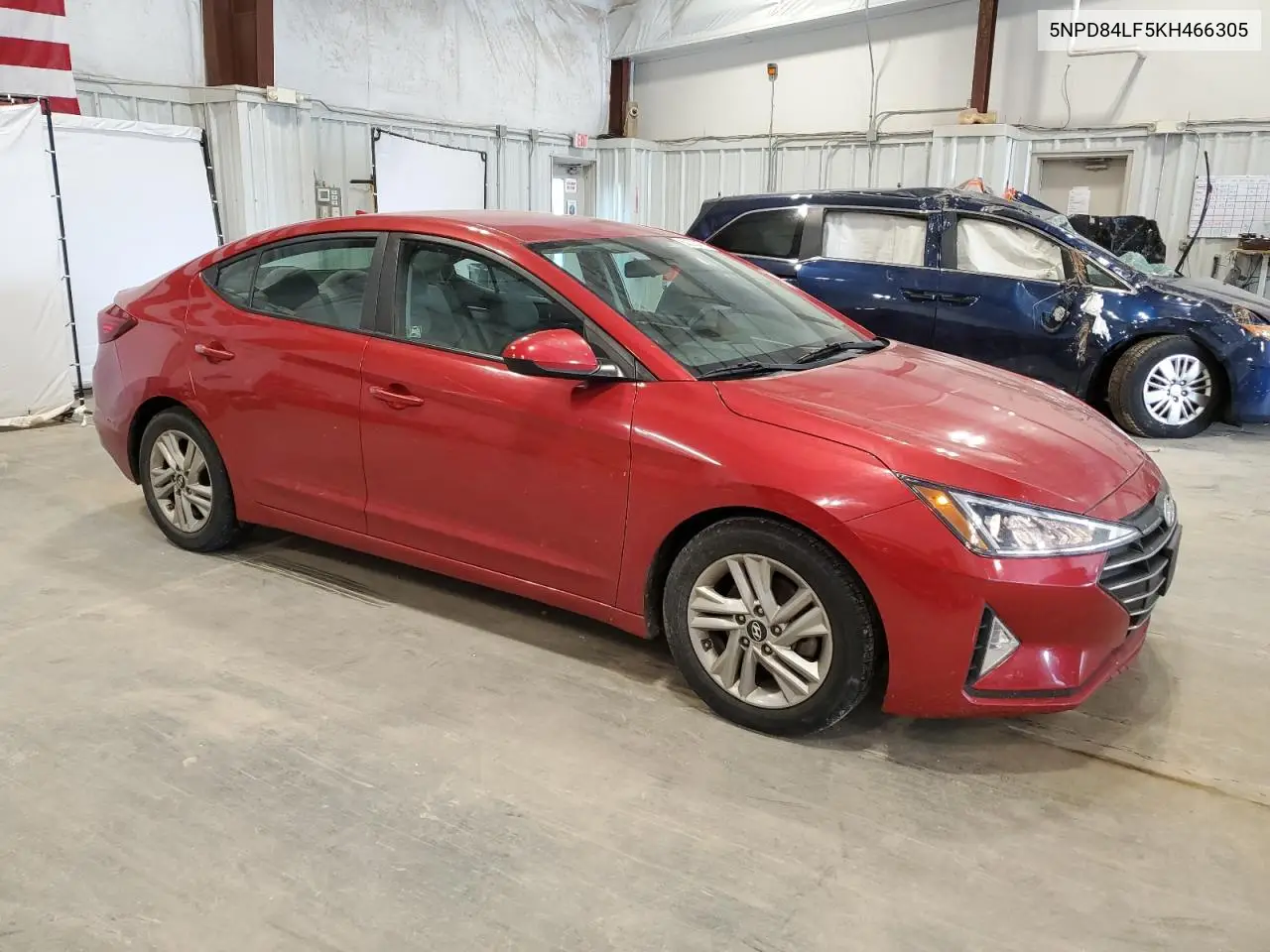 2019 Hyundai Elantra Sel VIN: 5NPD84LF5KH466305 Lot: 62332475