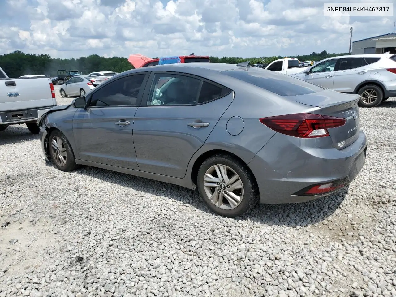2019 Hyundai Elantra Sel VIN: 5NPD84LF4KH467817 Lot: 62394825