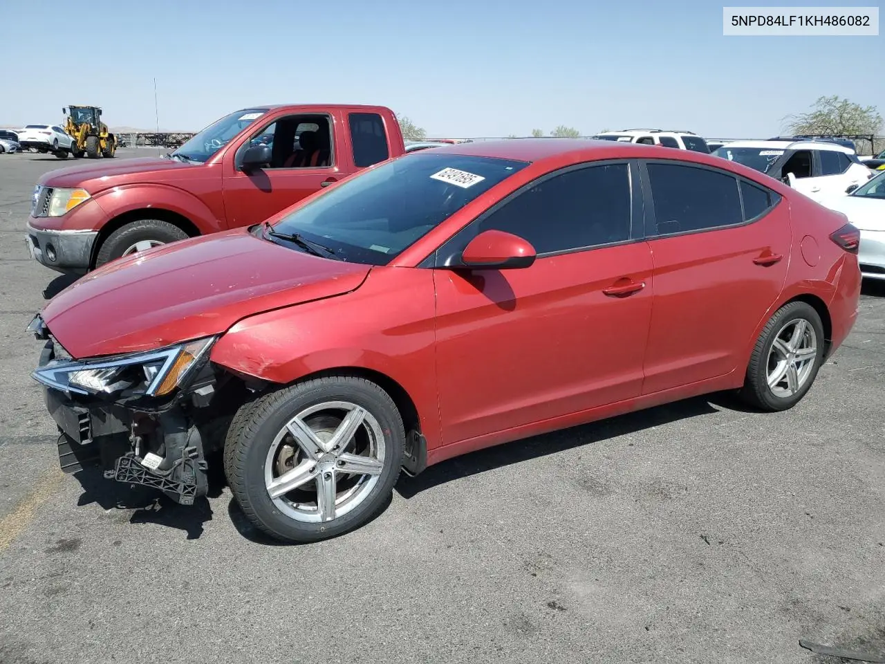 2019 Hyundai Elantra Sel VIN: 5NPD84LF1KH486082 Lot: 62491695