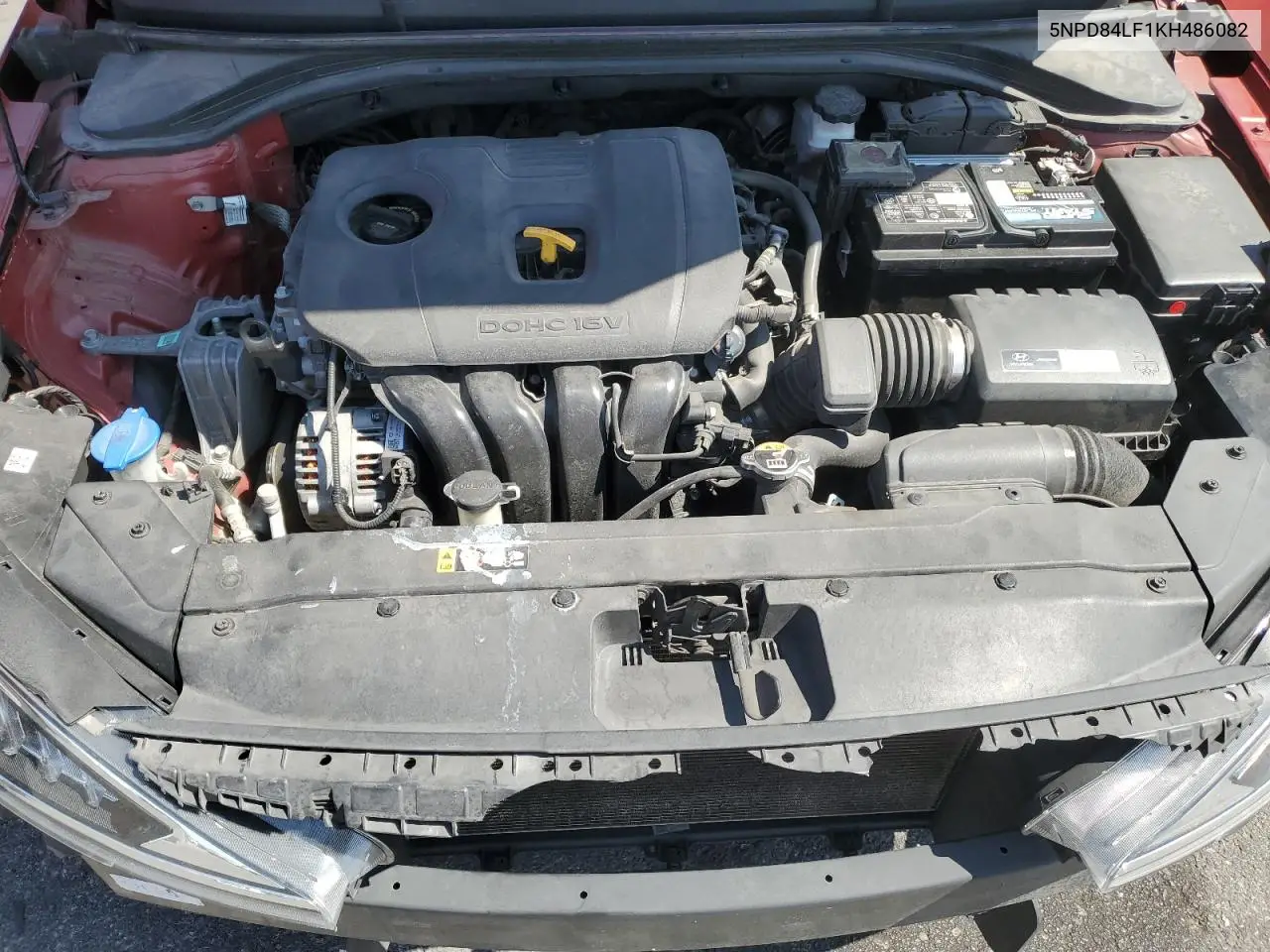 2019 Hyundai Elantra Sel VIN: 5NPD84LF1KH486082 Lot: 62491695
