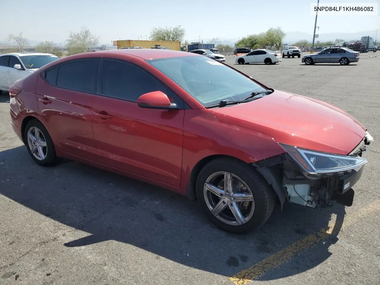 2019 Hyundai Elantra Sel VIN: 5NPD84LF1KH486082 Lot: 62491695