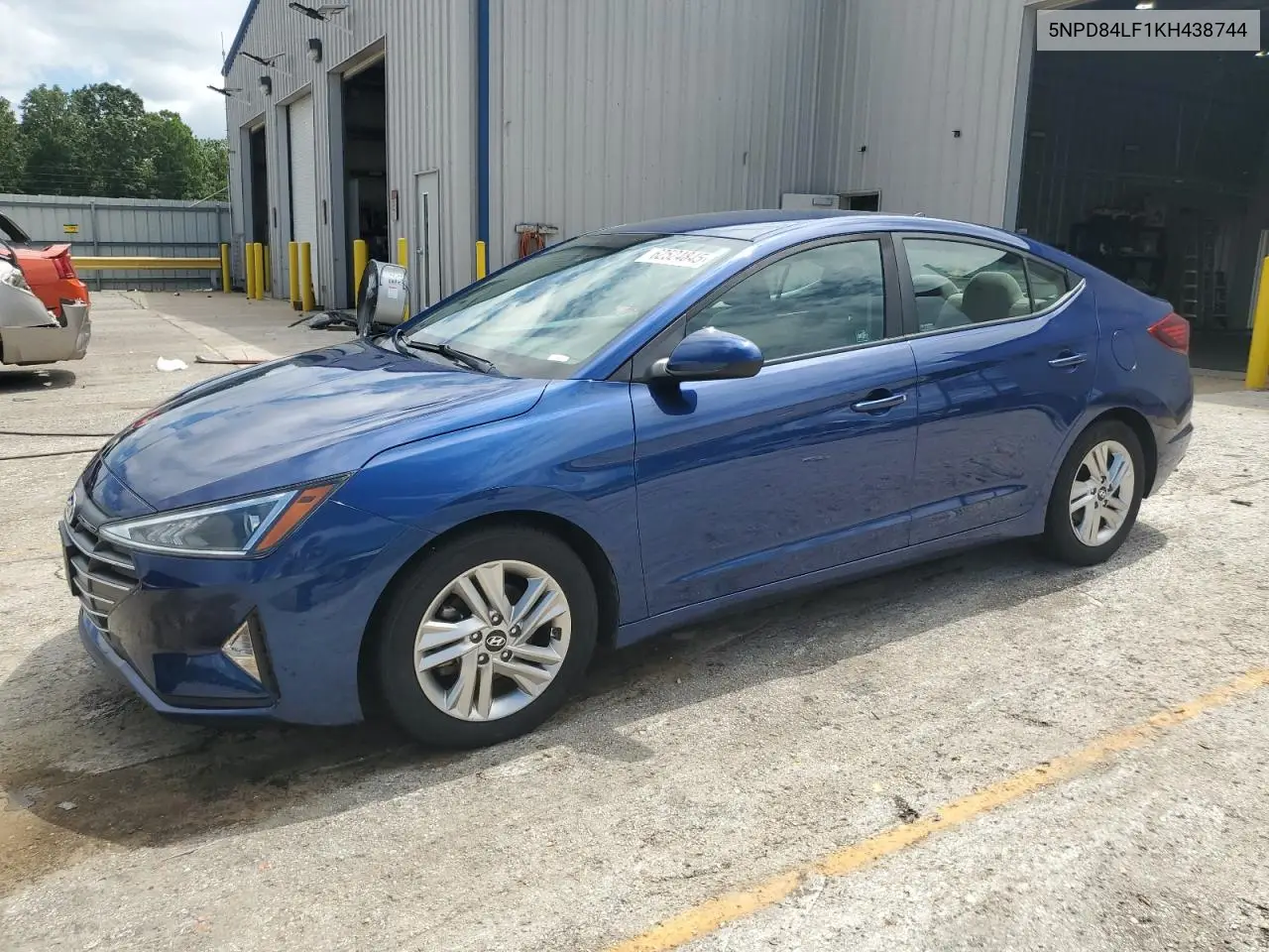 2019 Hyundai Elantra Sel VIN: 5NPD84LF1KH438744 Lot: 62524845