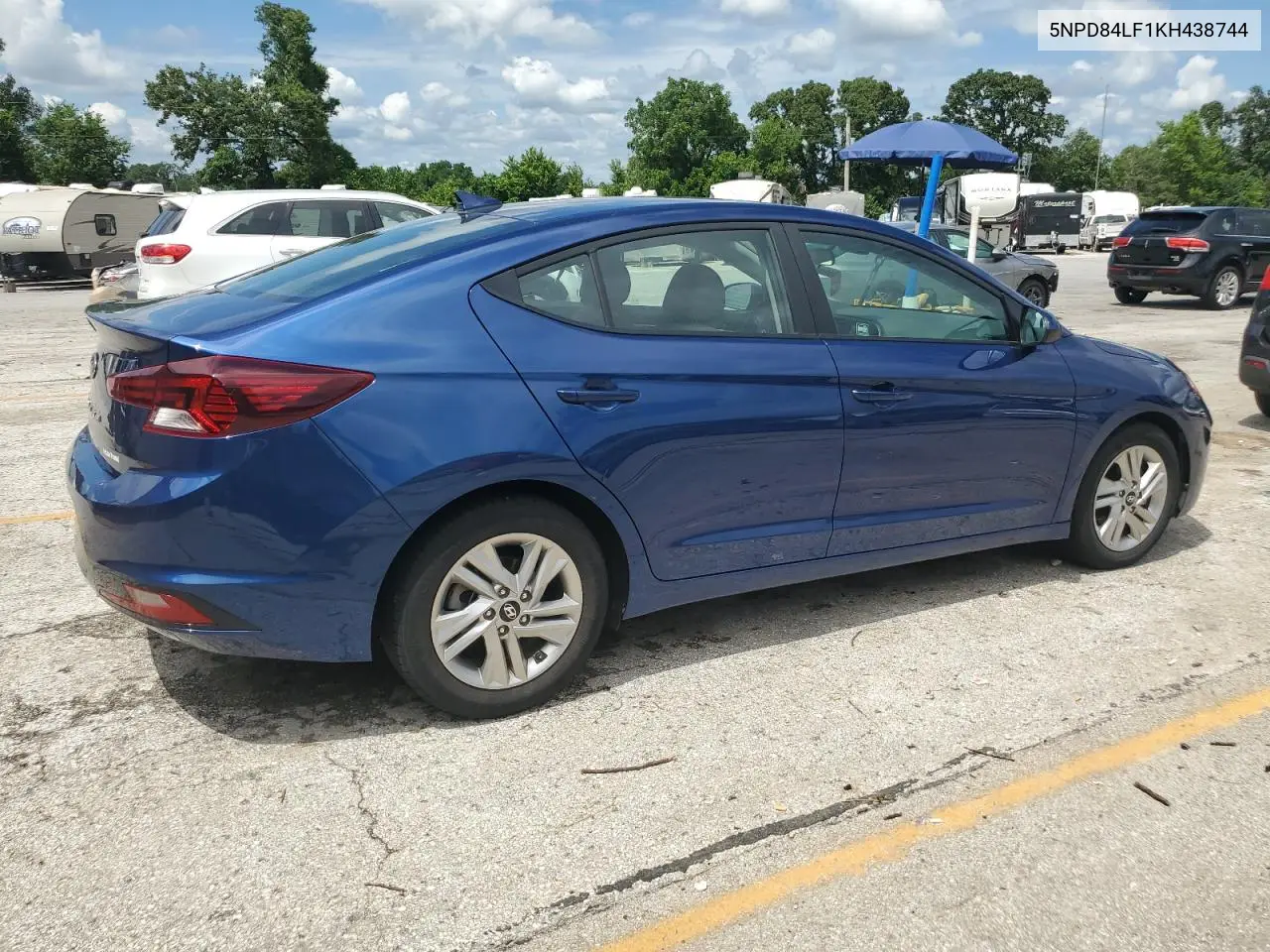 2019 Hyundai Elantra Sel VIN: 5NPD84LF1KH438744 Lot: 62524845