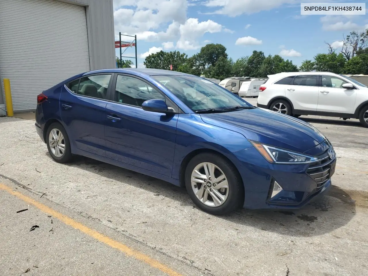 2019 Hyundai Elantra Sel VIN: 5NPD84LF1KH438744 Lot: 62524845