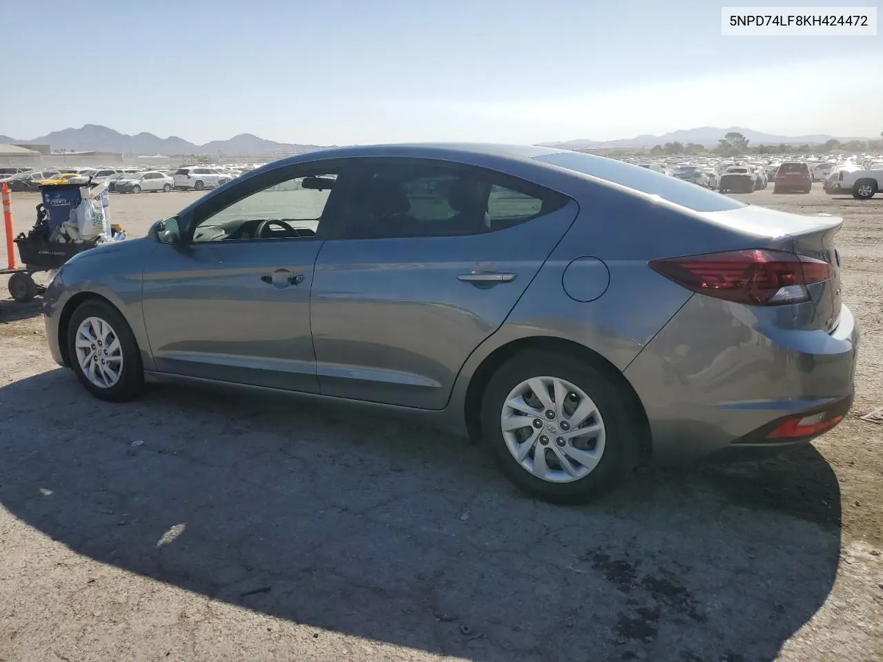 2019 Hyundai Elantra Se VIN: 5NPD74LF8KH424472 Lot: 62708705