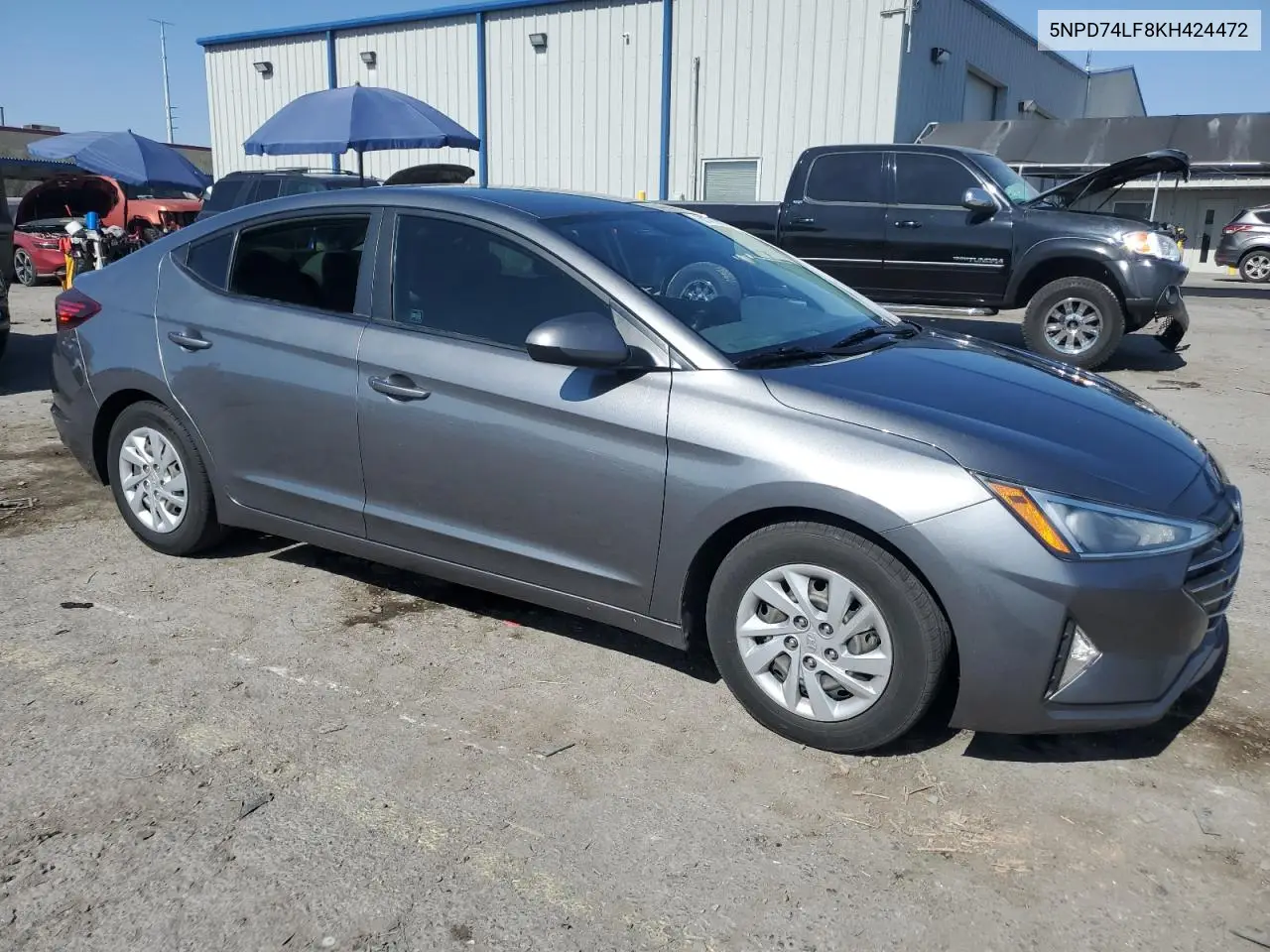2019 Hyundai Elantra Se VIN: 5NPD74LF8KH424472 Lot: 62708705