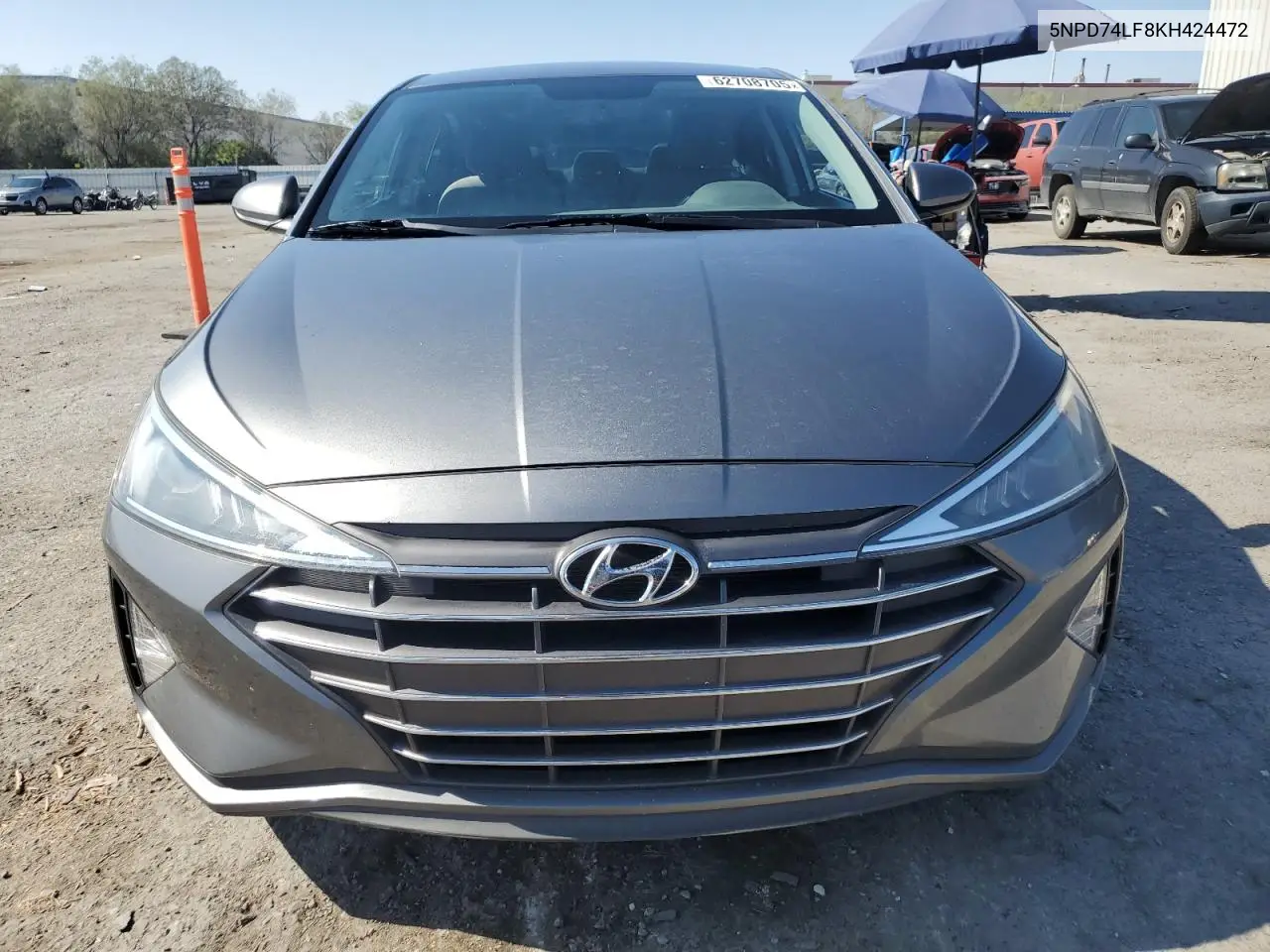 2019 Hyundai Elantra Se VIN: 5NPD74LF8KH424472 Lot: 62708705