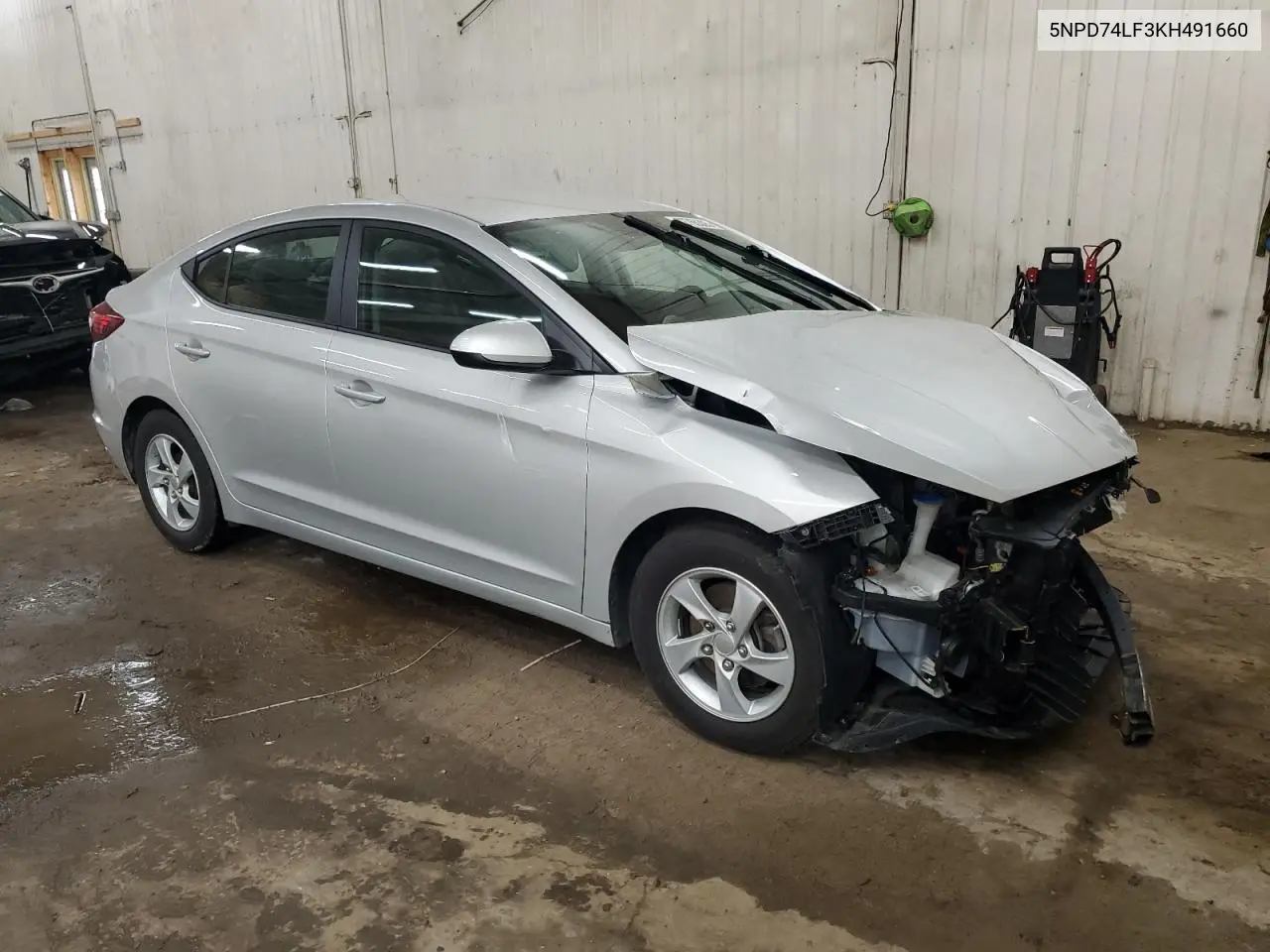 2019 Hyundai Elantra Se VIN: 5NPD74LF3KH491660 Lot: 62765305