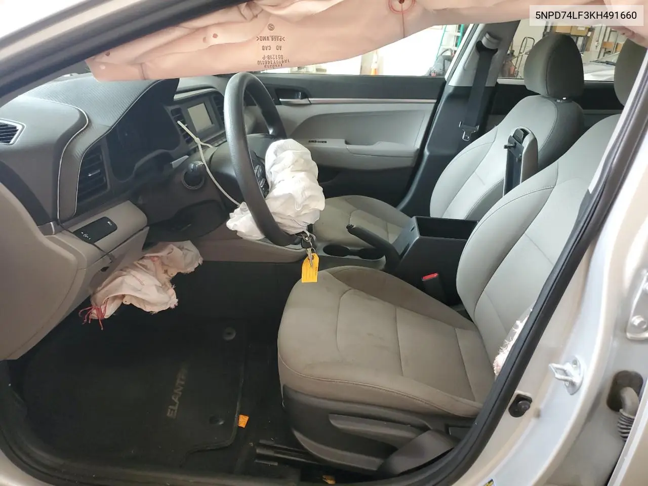 2019 Hyundai Elantra Se VIN: 5NPD74LF3KH491660 Lot: 62765305