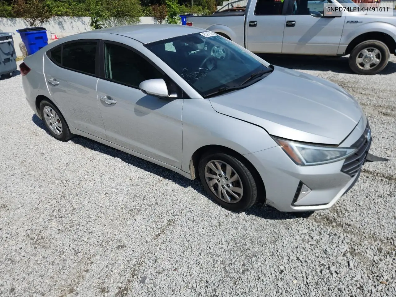 2019 Hyundai Elantra Se VIN: 5NPD74LF1KH491611 Lot: 62952135
