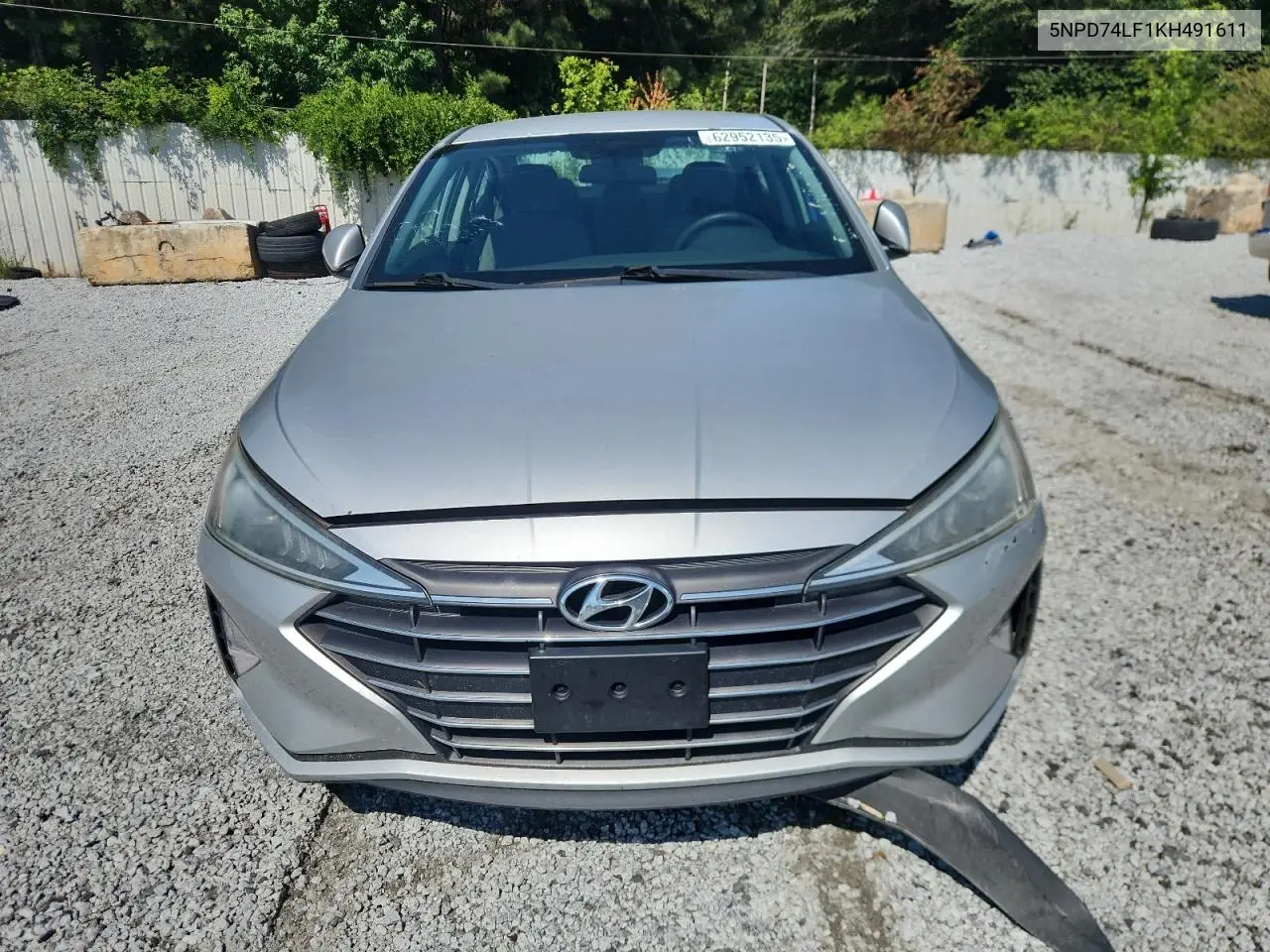 2019 Hyundai Elantra Se VIN: 5NPD74LF1KH491611 Lot: 62952135